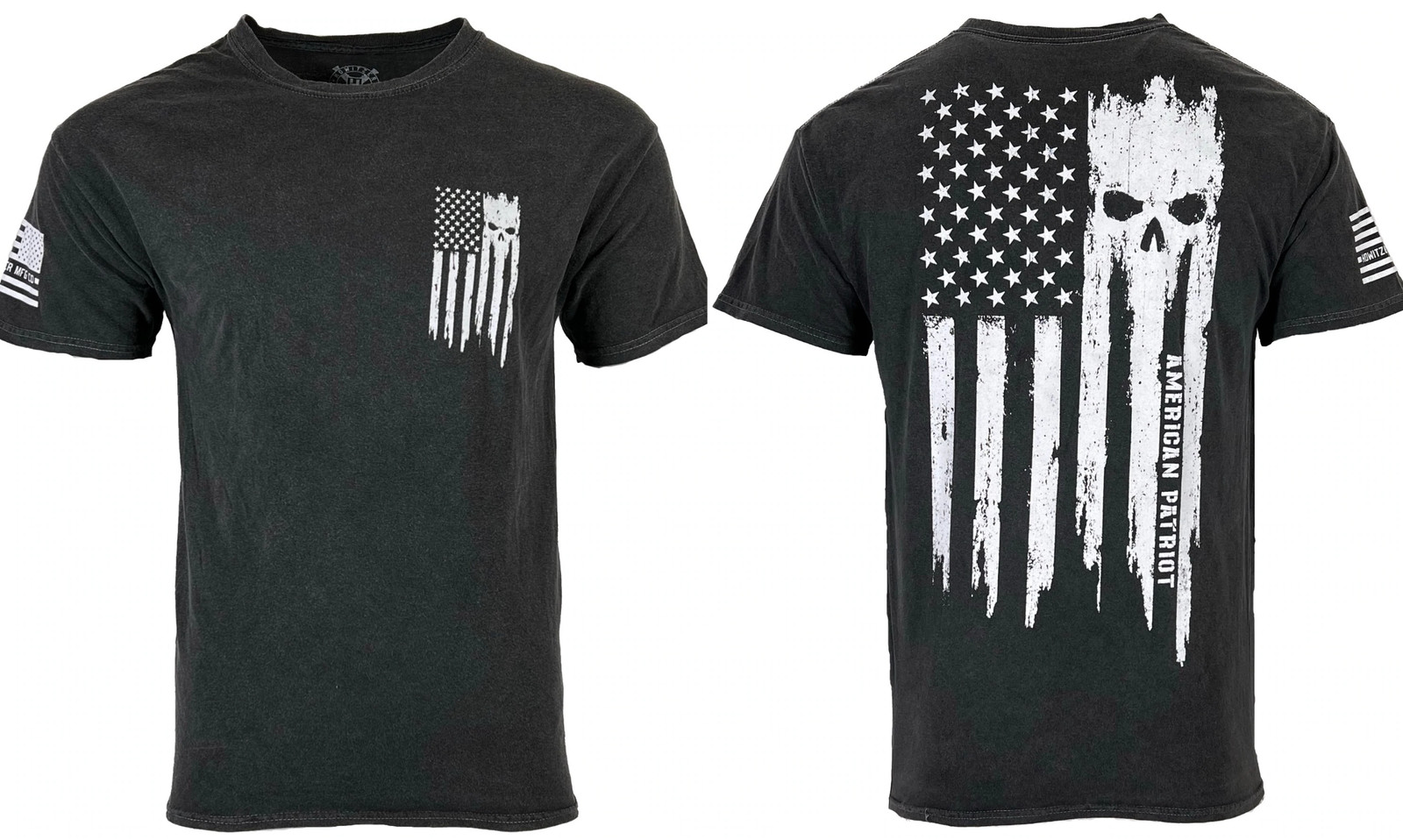 Howitzer Style Men’s T-Shirt PATRIOT TORN Military Grunt S M L XL 2XL 3XL 4XL