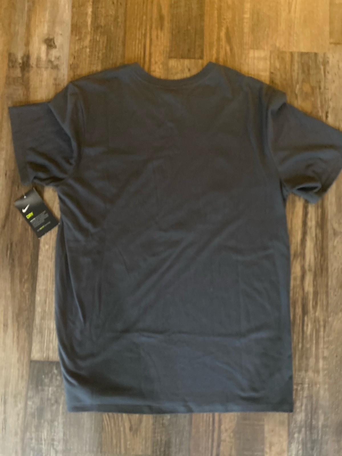 Nike Dri-FIT The Nike Tee Black Graphic Logo Crew Neck T-Shirt Men’s L
