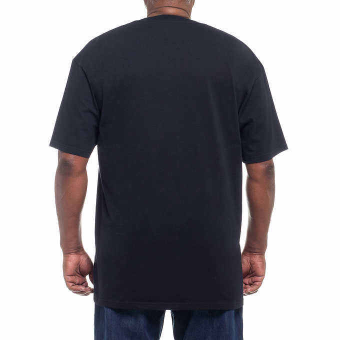 Kirkland Signature Men’s Crew Neck T Shirts 6 Pack Tagless 100% Combed Cotton