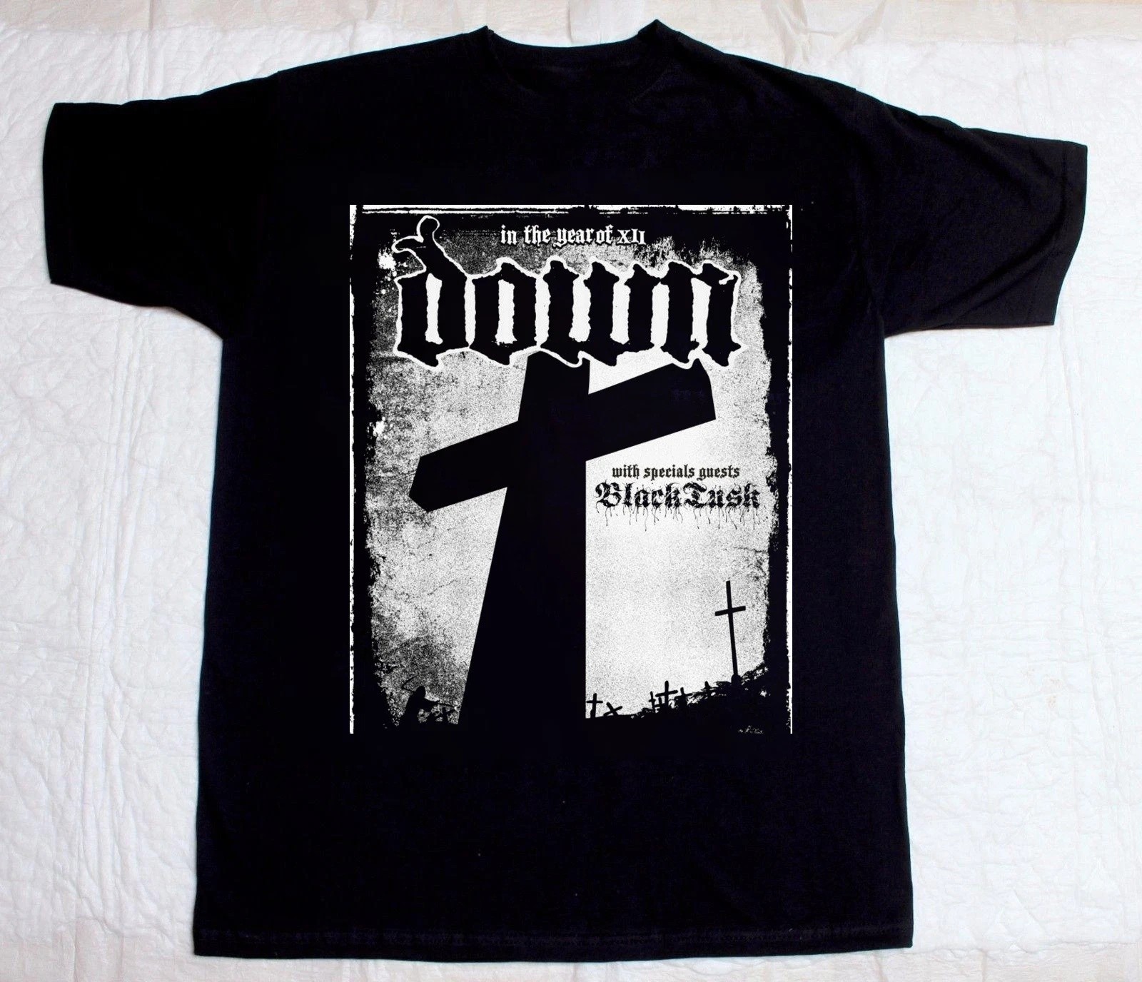 Rare Down Band Cotton Gift For Fan Black