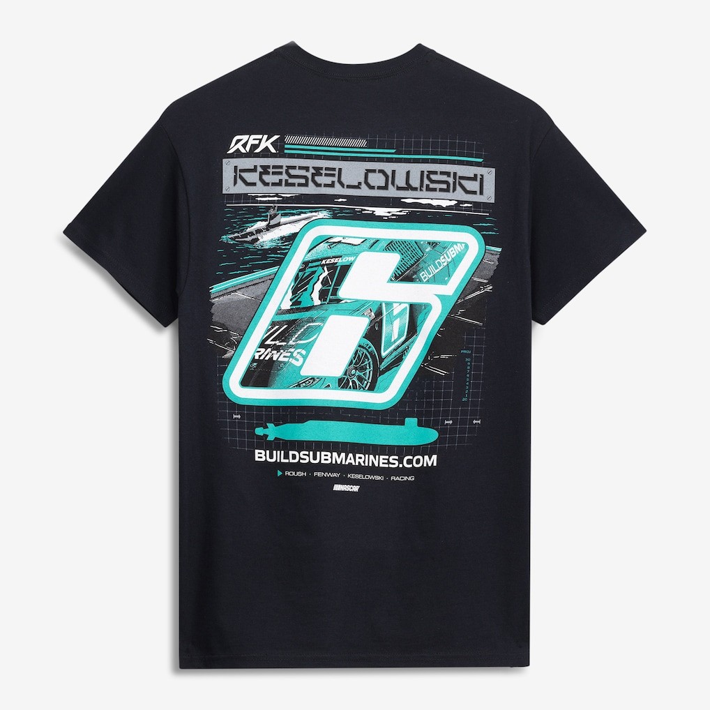 Brad Keselowski #6 NASCAR Shirt BuildSubmarines RFK Racing Tee