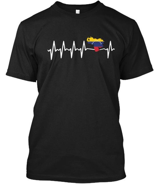 Venezuela Map Flag Pride – 0i T-Shirt Made in the USA Size S to 5XL