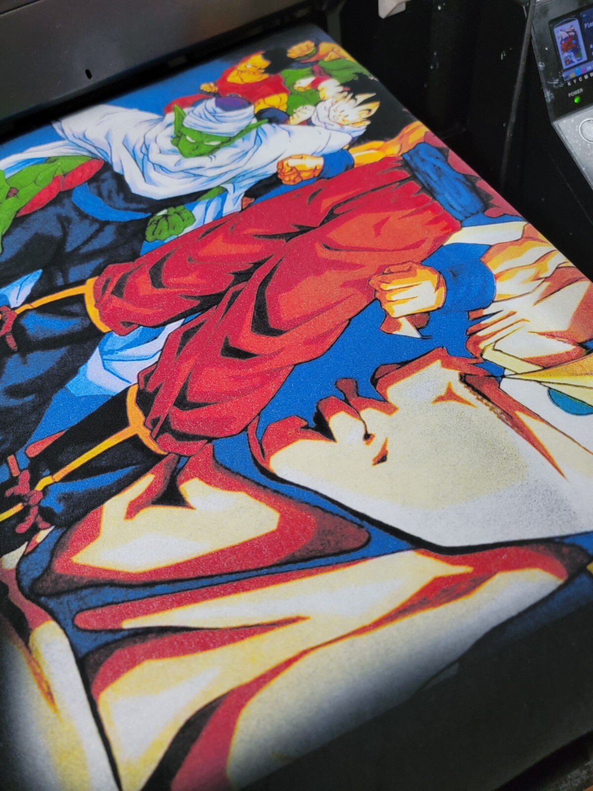 RETRO DRAGON BALL Z ON A SHAKA HEAVYWEIGHT GARMET DYED T SHIRT “MODERN”