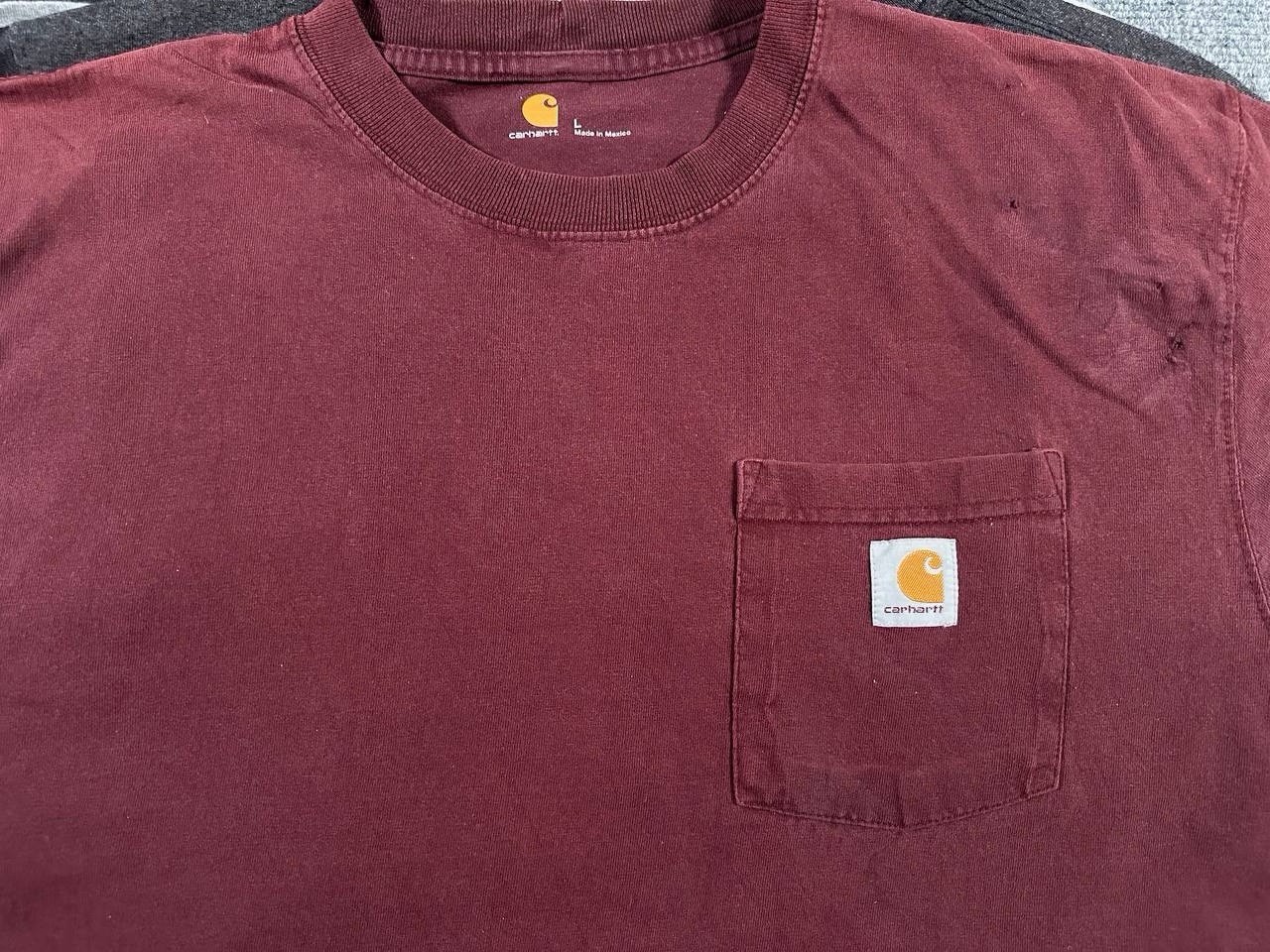 Carhartt Pocket Tee Bundle Lot of 12 Size L Large Workwear T Shirts USA Mix