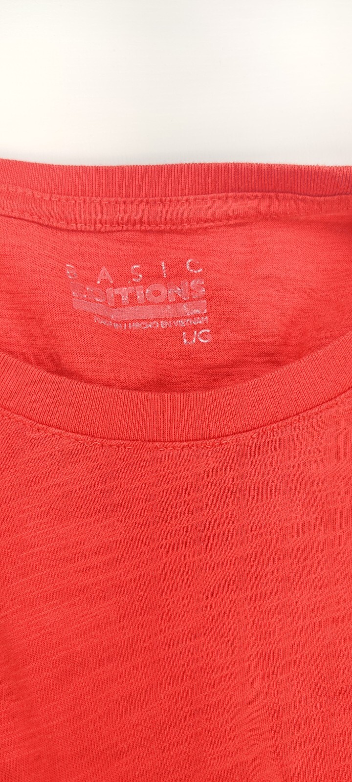 Basic Editions Orange T Shirt Large