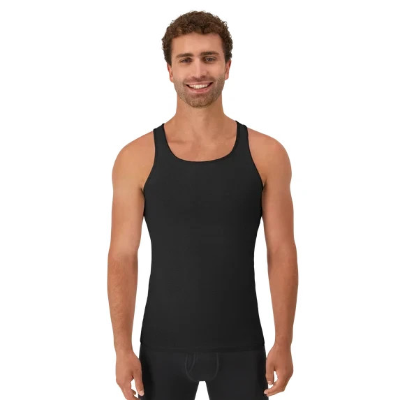Hanes Men’s Tank Top Undershirt,Moisture-Wicking,Cotton Ribbed Tanks 1 DAY ship