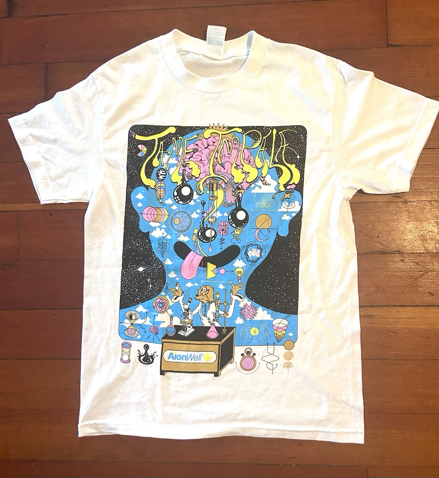 Tame Impala Slow Rush Tour T Shirt Medium White Blomerth Indie