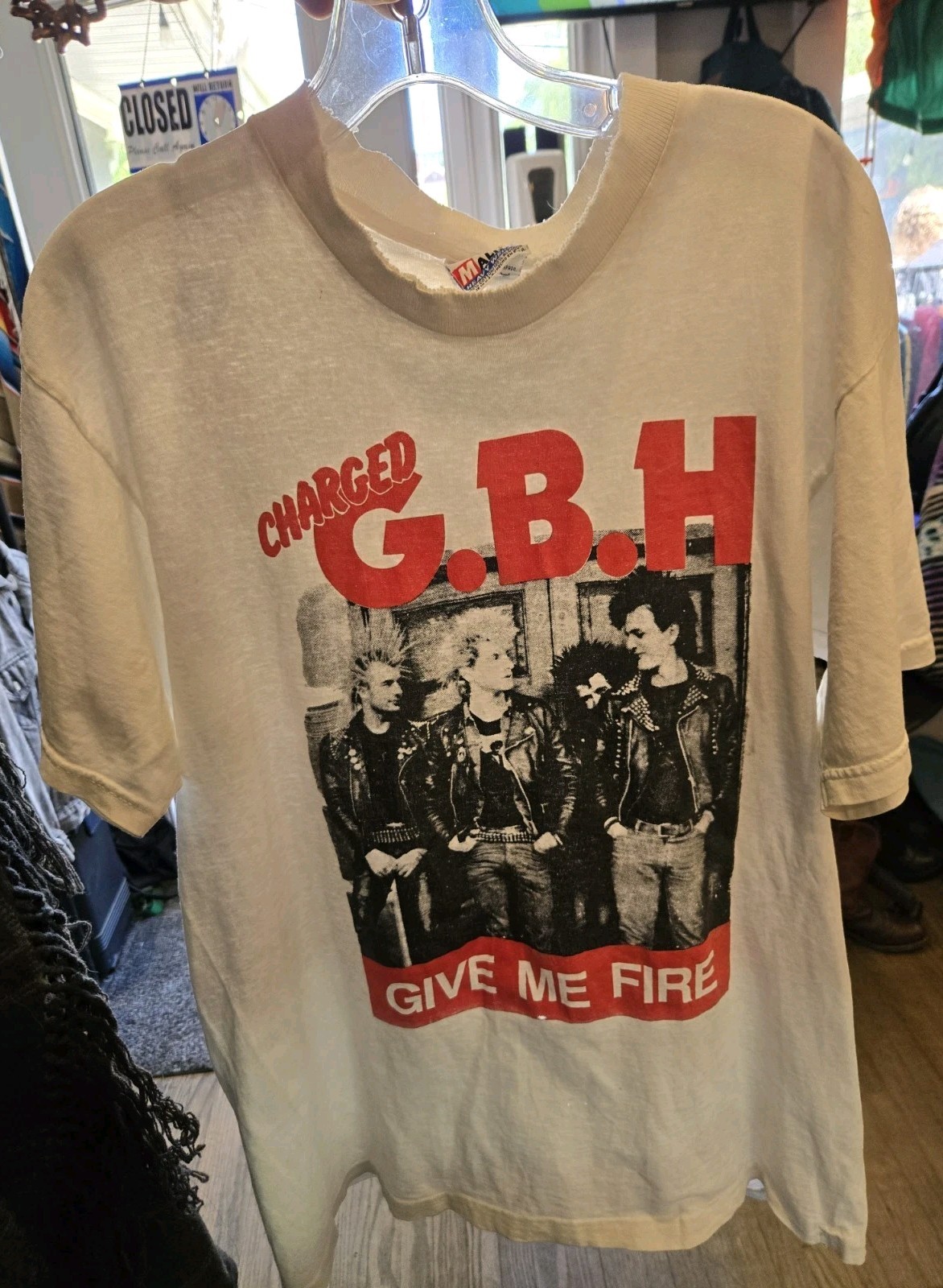 Vintage GBH Shirt Large 90s Give Me Fire