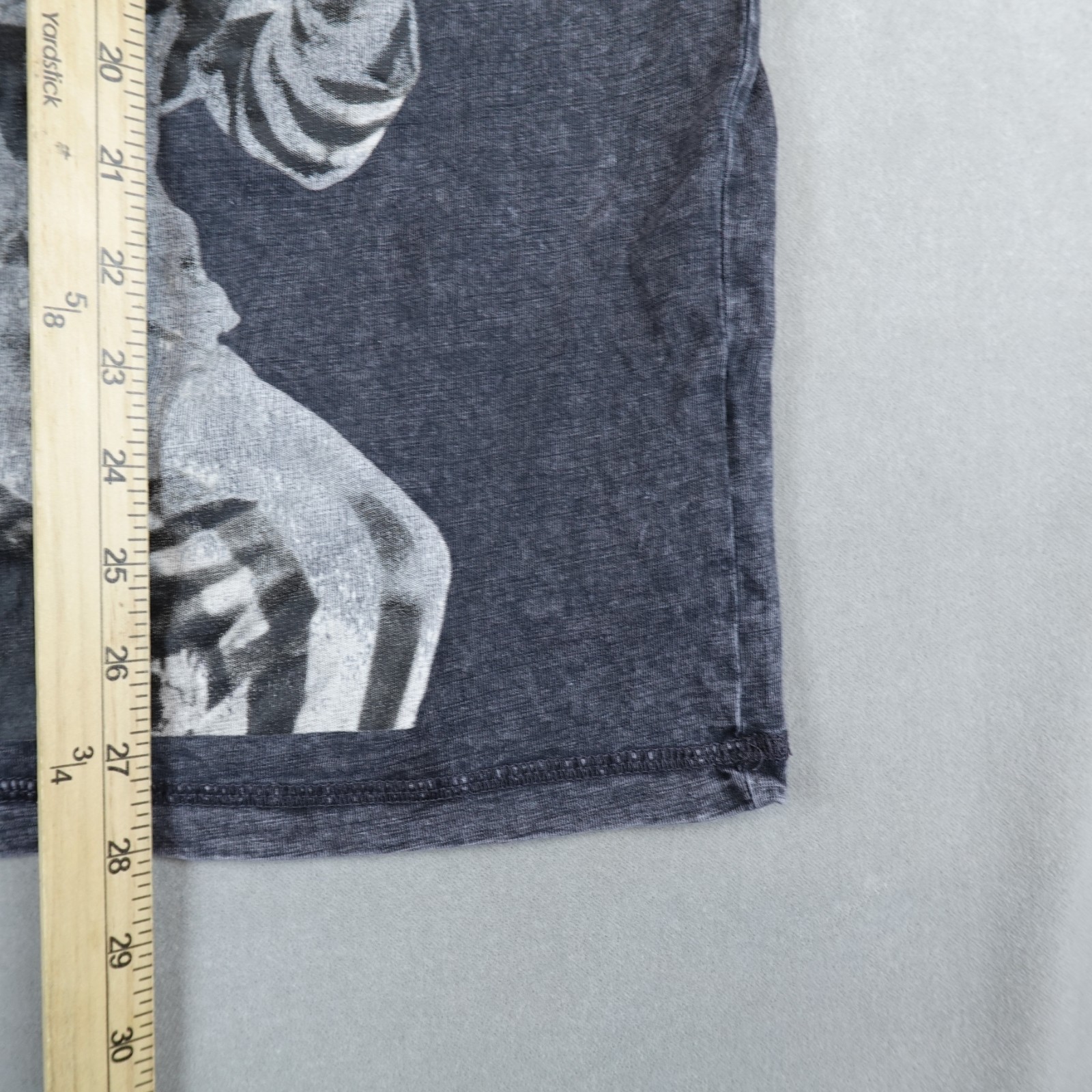 Beetlejuice Shirt Adult XS Black Short Sleeves Faded Crew Neck
