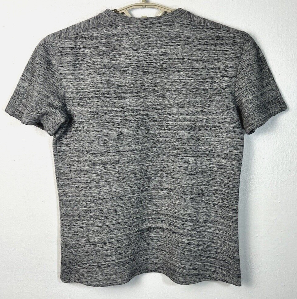 Helmut Lang Size Small Grey Cotton/Nylon Melange Packet Tee