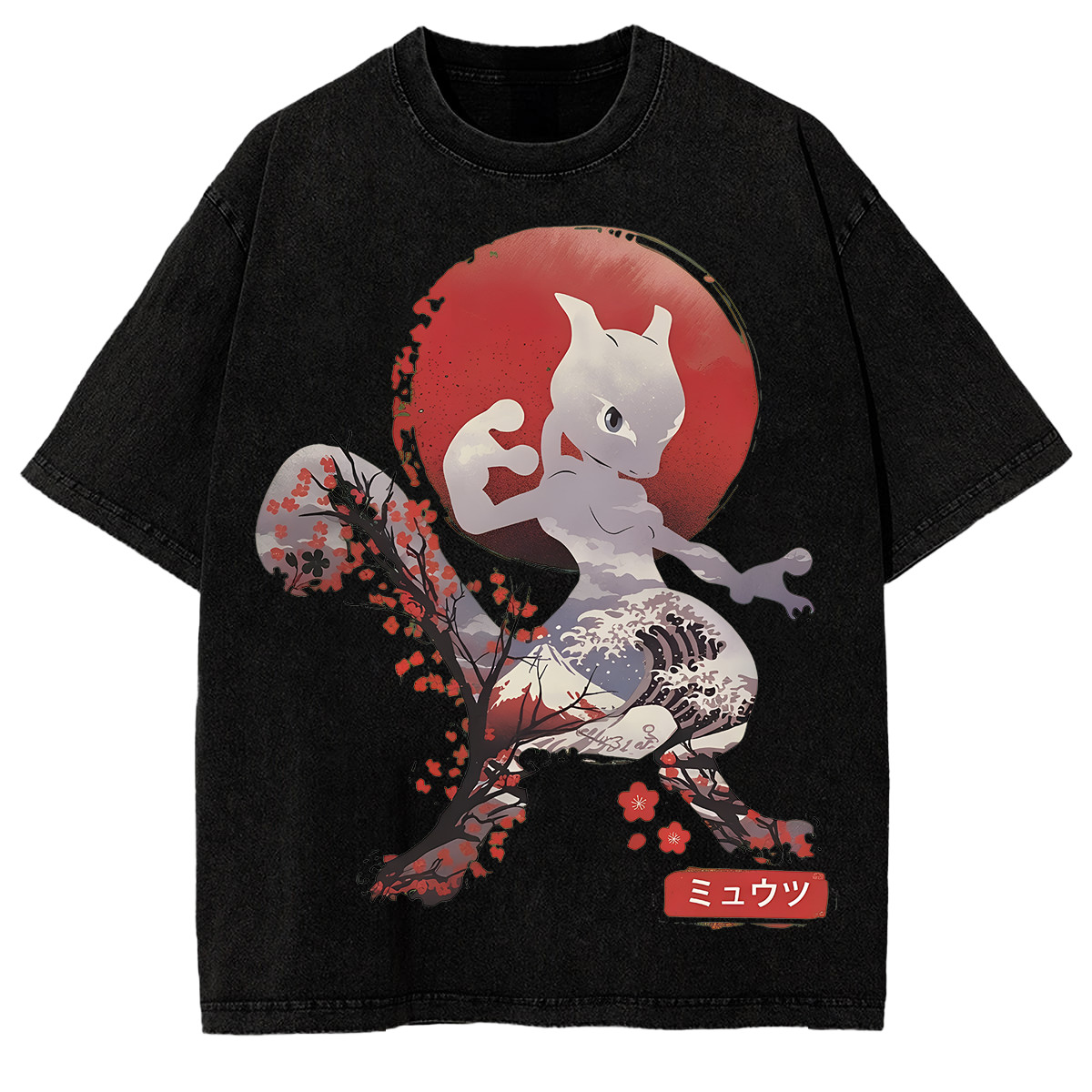 Graphic Tee Mewtwo Anime T-Shirt