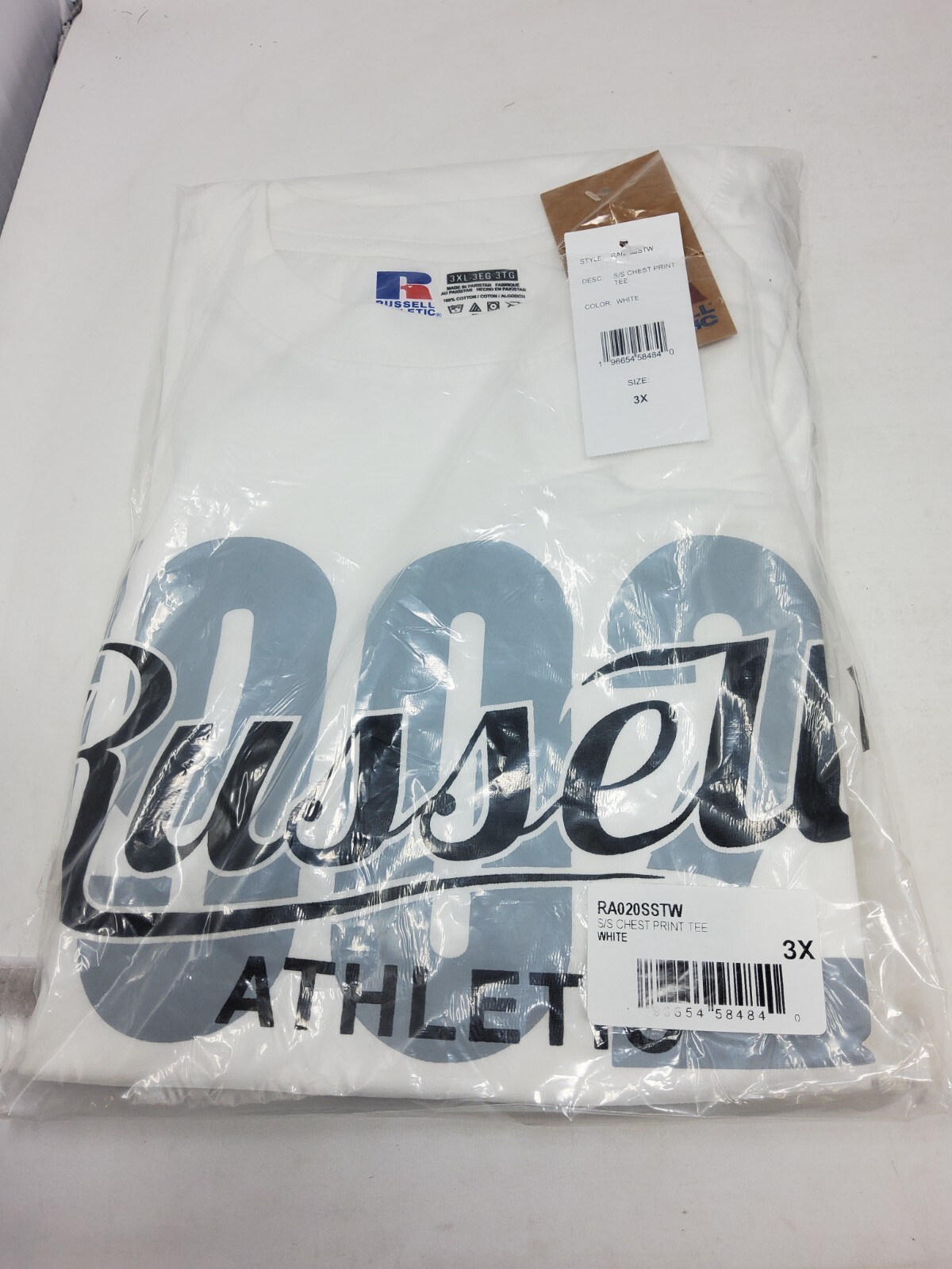Russell Athletic Big & Tall Men’s Classic Logo Graphic Tee, Size 3X