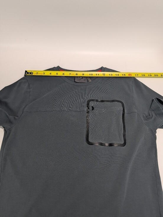 Porsche Design Urban Explorer Short Sleeve Zip Pocket Grey T-shirt