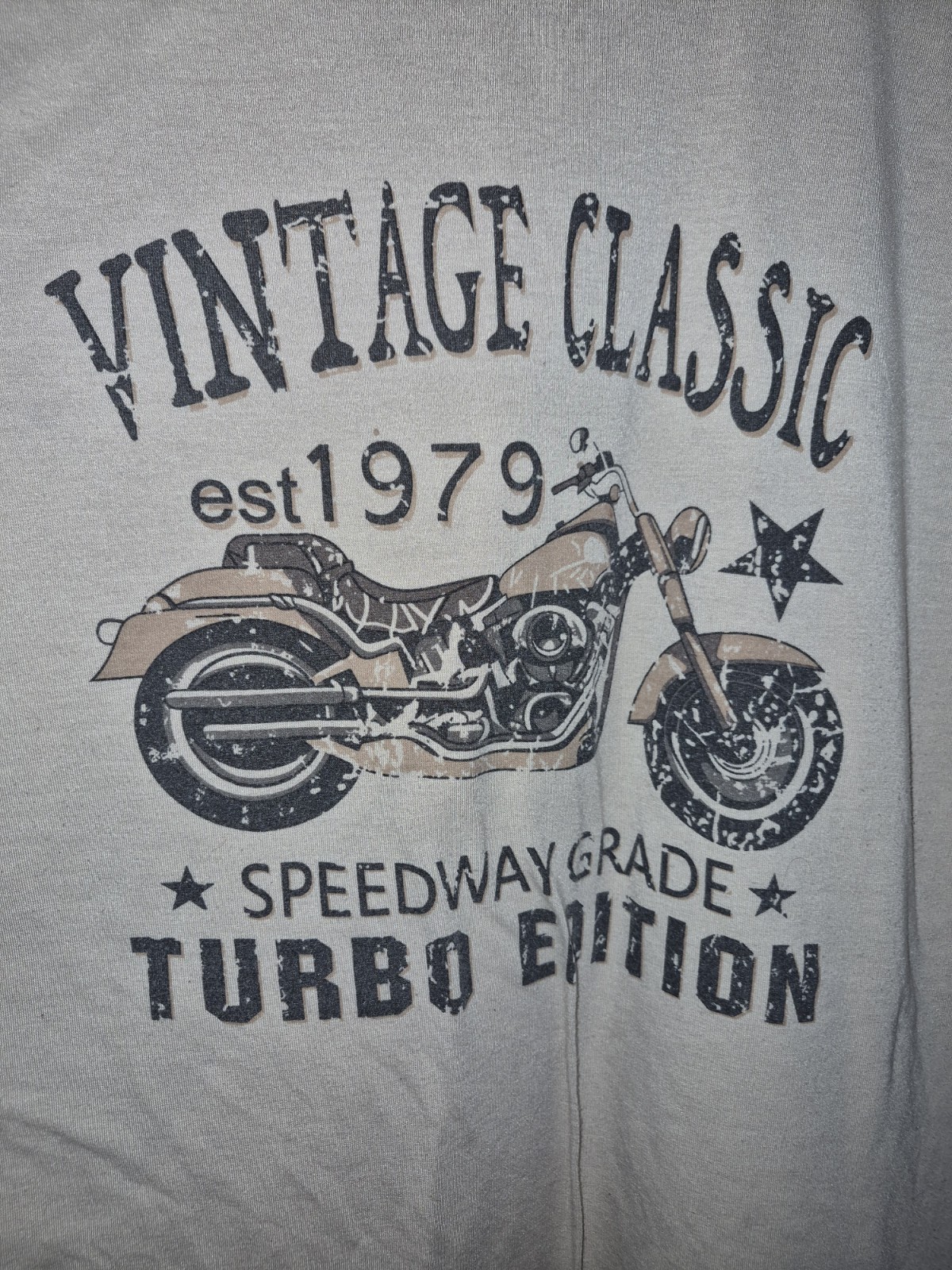 Motorcycle Shirt Vintage Classic Speedway Grade Turbo Edition 3X