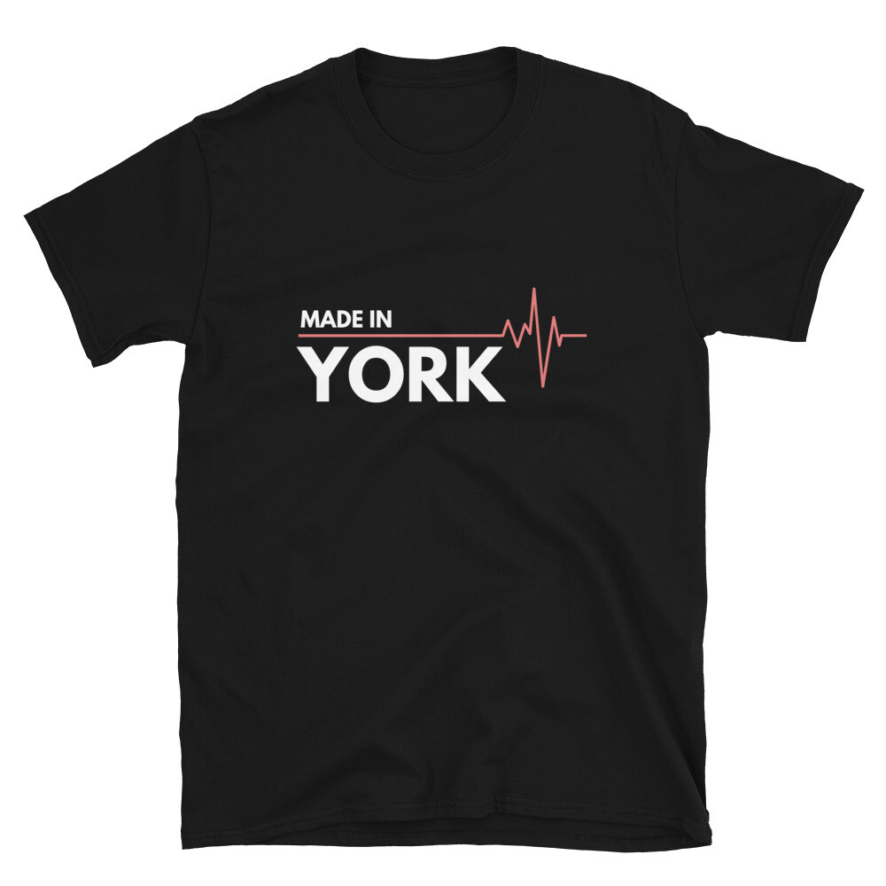 Made In York UK United Kingdom Place Of Birth T-Shirt