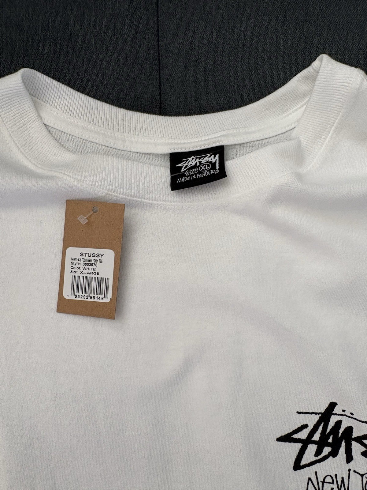 Stussy tee city NEW YORK Black / white / blue t shirt BRAND NEW