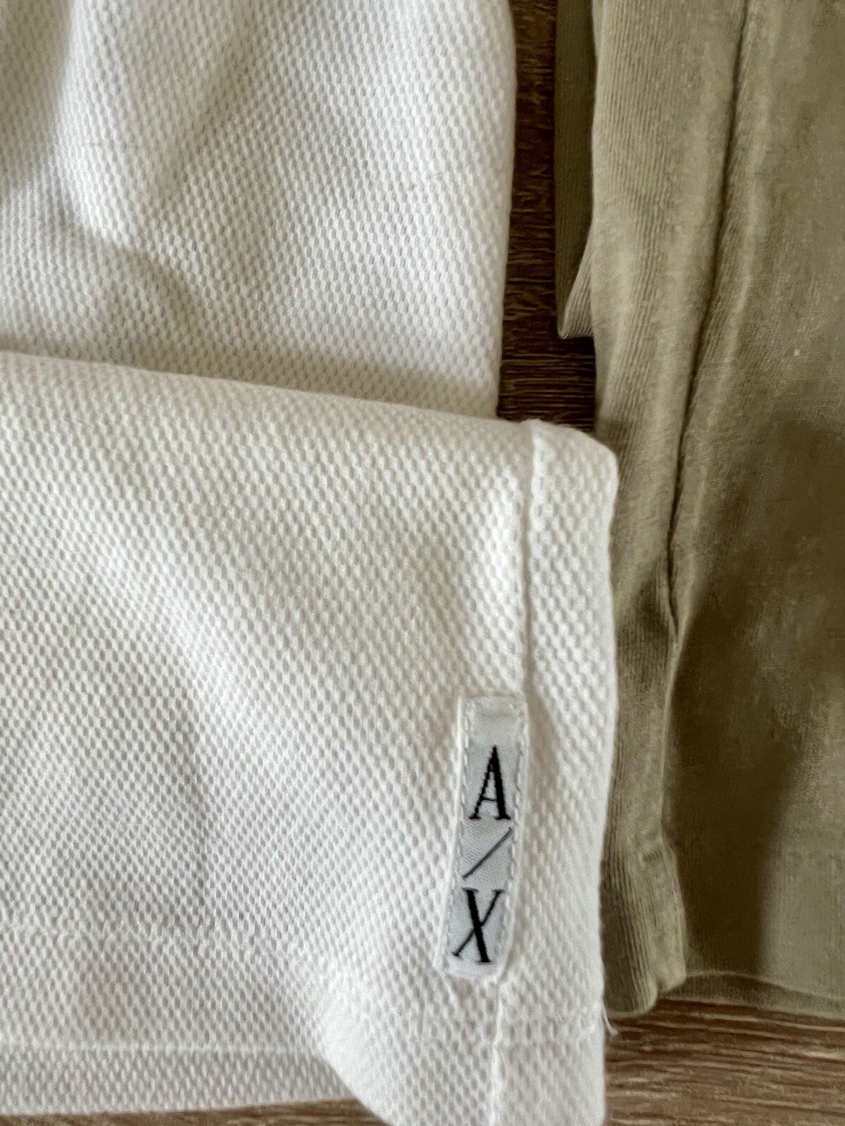 Lot of Three (3) ARMANI EXCHANGE COLLEZIONI T-Shirts Cotton, Nylon Black Armani