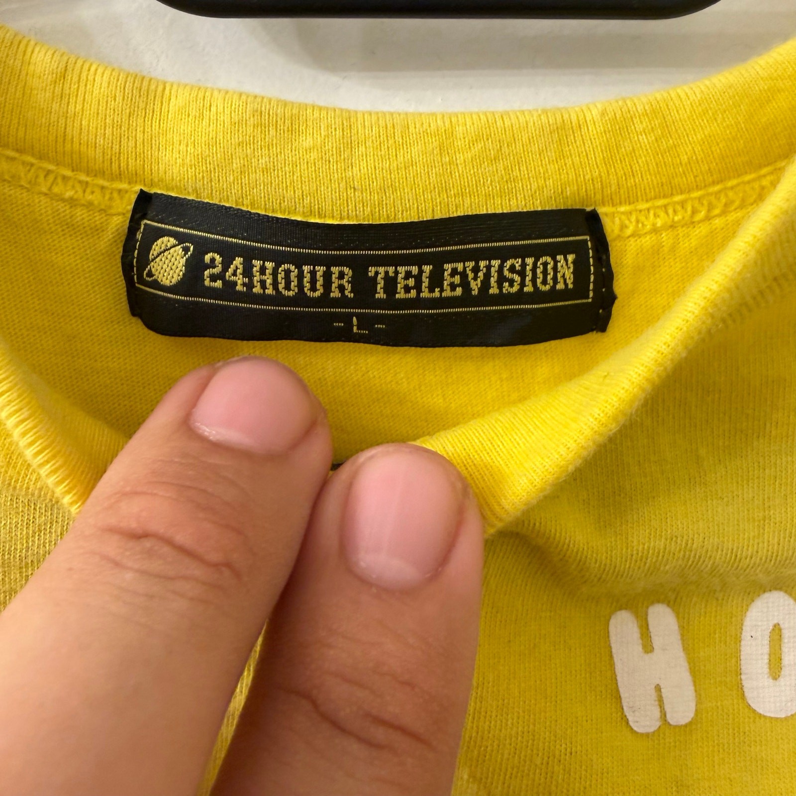 Size Small 24HTV T-Shirt Made in Japan Y2K Shingo Katori Single Stitch Harajuku