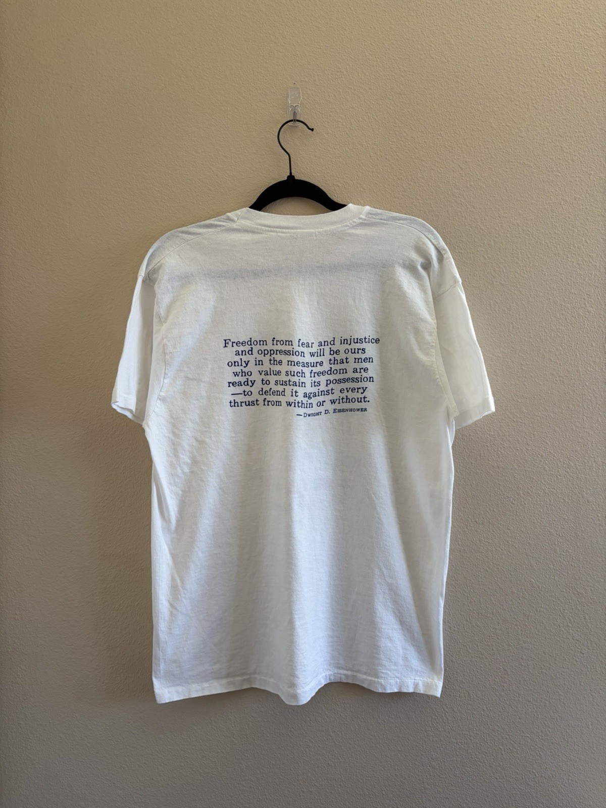 Desert Storm 1991 Letter From Kuwait Military Art Graphic Hanes T-Shirt Men’s L