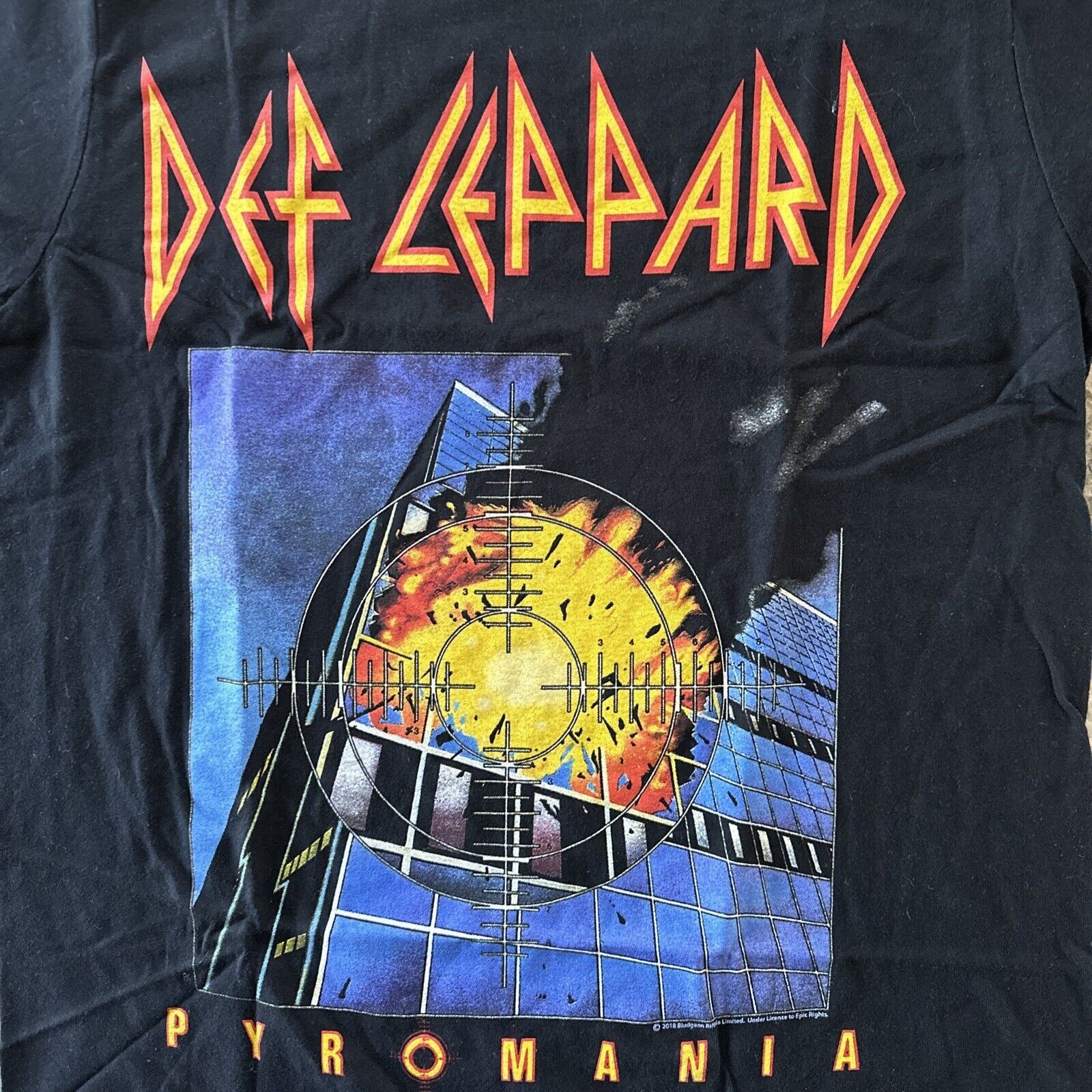 New Def Leppard Pyromania T Shirt Size Black Unisex ALl size shirt S040