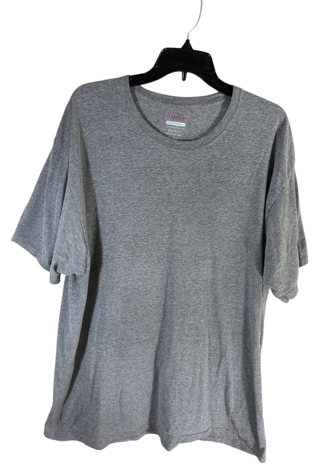 Hanes Men’s ComfortBlend Classic Fit T-Shirt Gray 2XL