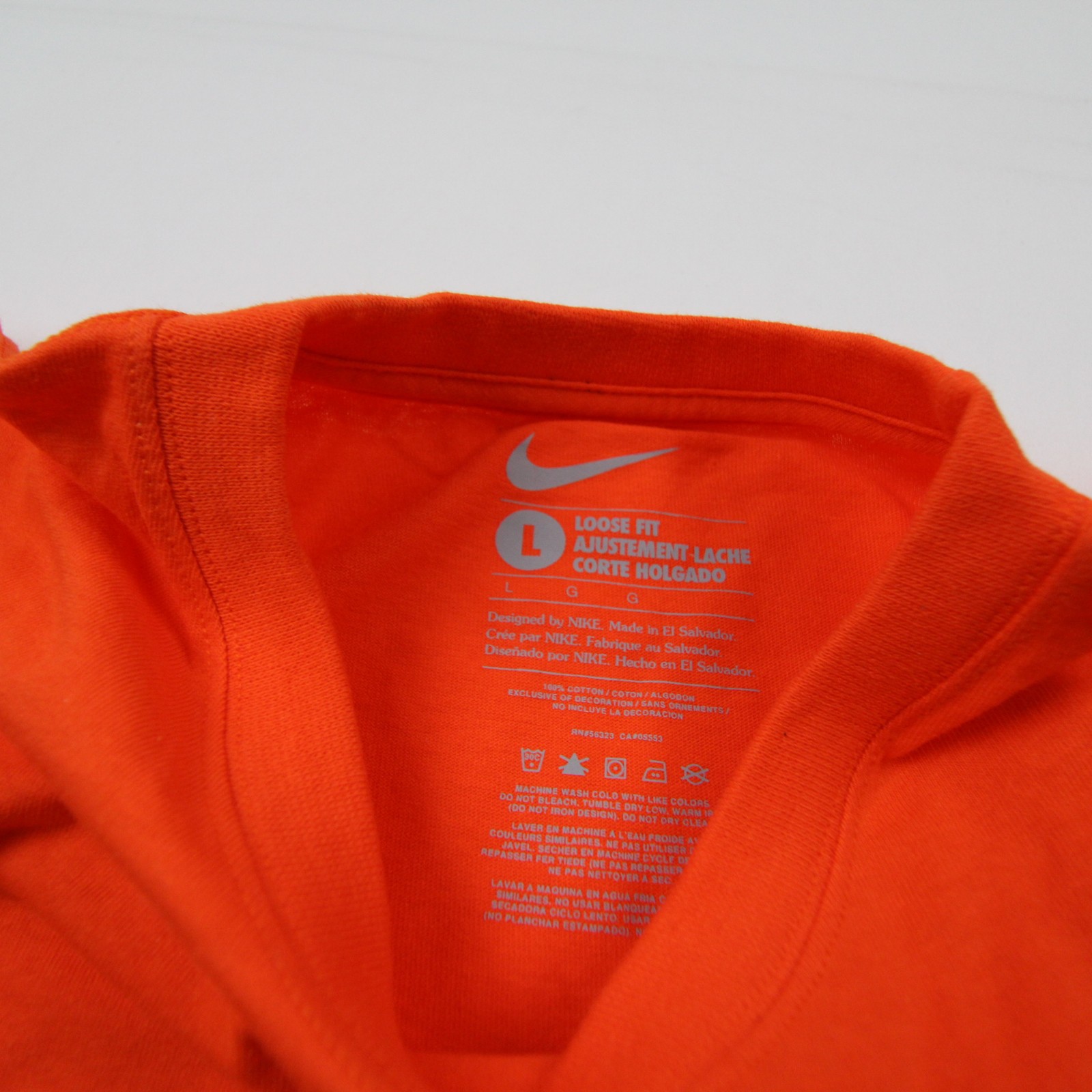 Nike Short Sleeve Shirt Men’s Orange New with Tags Multiple Sizes