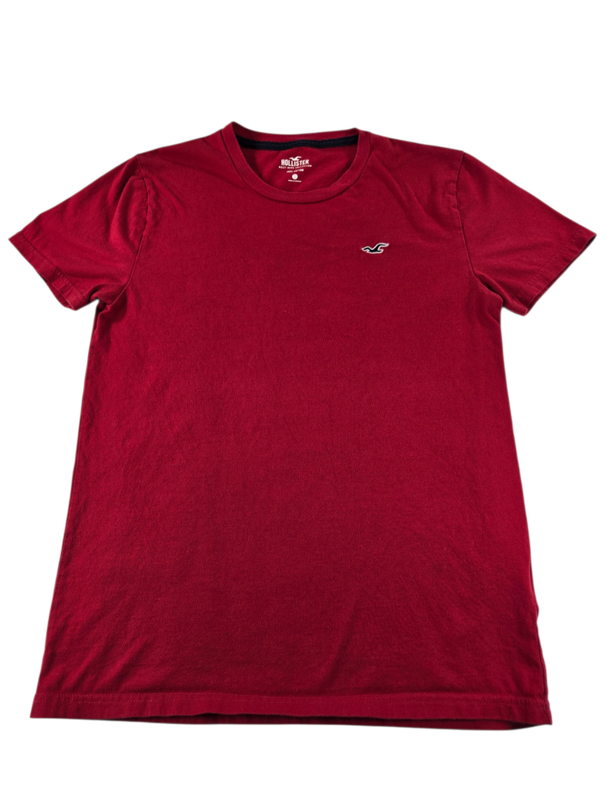 Hollister Mens Small Tee Shirt Red Cotton Must Have Collection