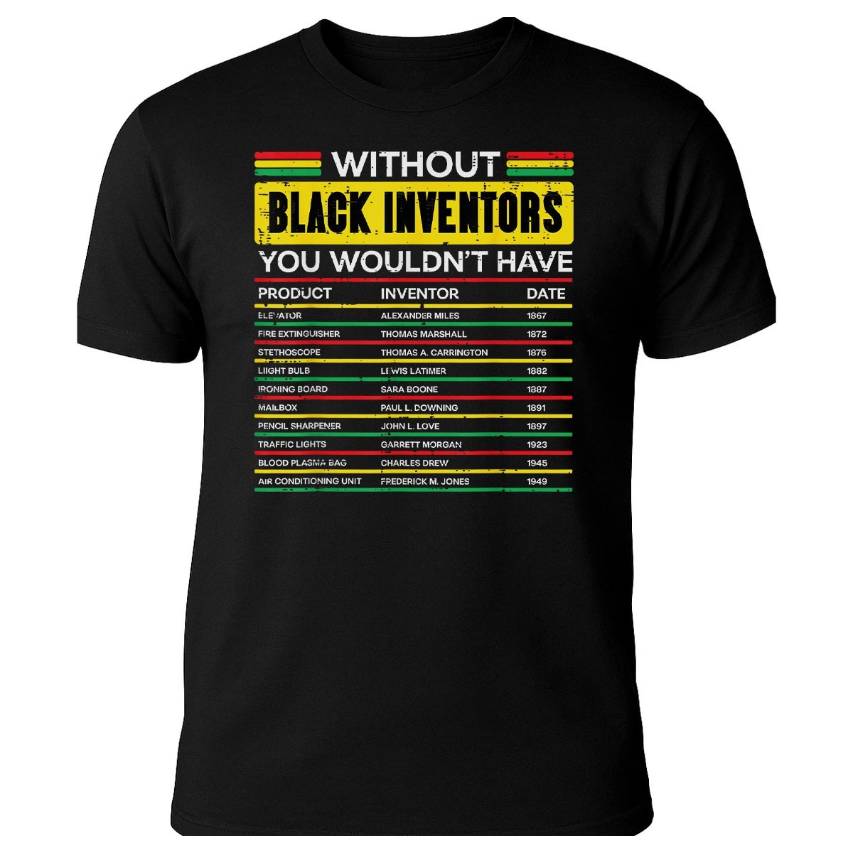 Without Black Inventors History Shirt – Black Excellence Innovation Tee Gift
