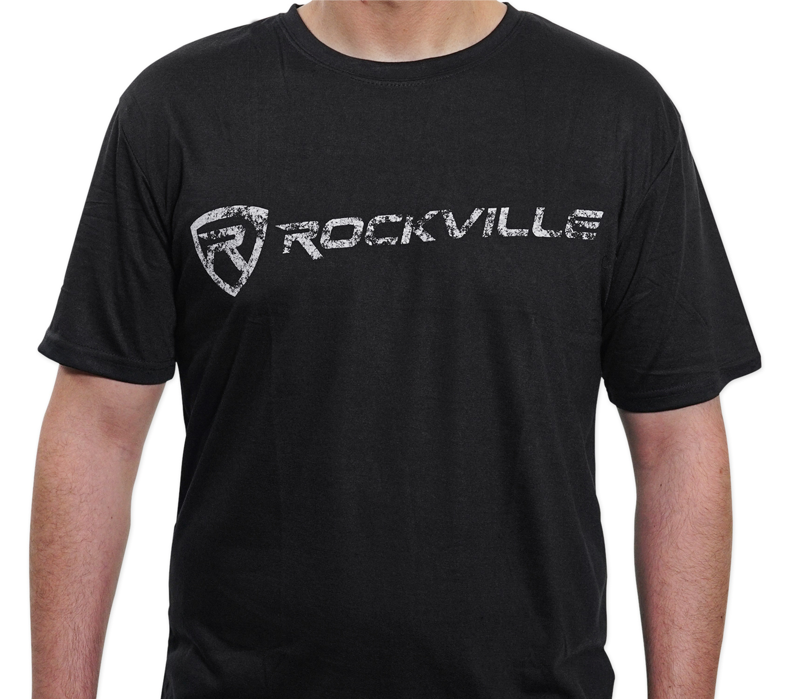 Rockville Fitted T-Shirt – Size XXL- Dry-Fit & Comfy 65% Polyester & 35% Cotton