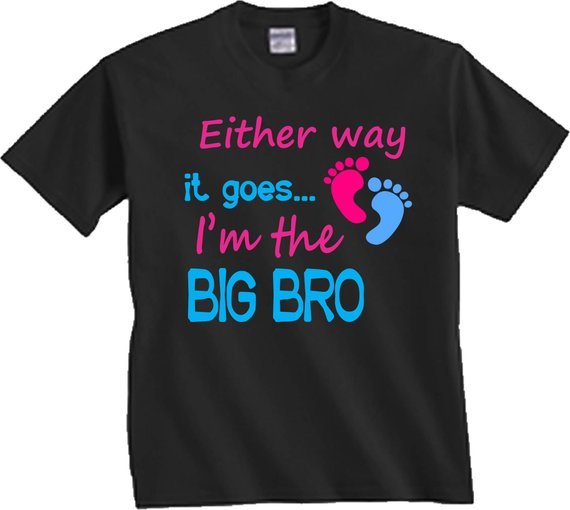 Pink Blue Gender Reveal Pregnant Expected Baby Family Funny Matching Cute Shirts