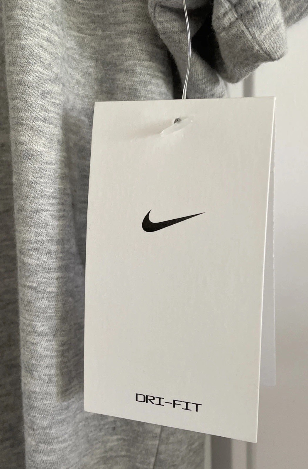 Nike Dri Fit Navy T- Shirt Heather Gray Short Sleeve Mens Sz L NWT