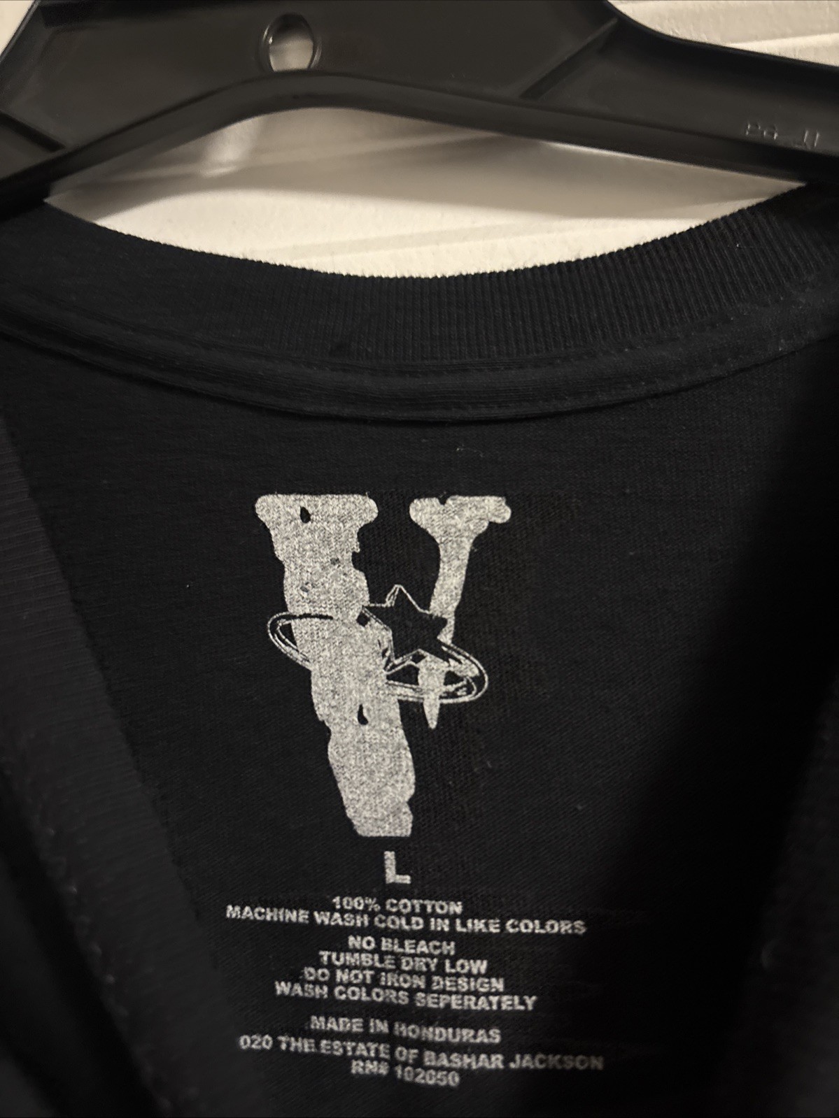 POP SMOKE X VLONE THE WOO T SHIRT 100% AUTHENTIC ITEM