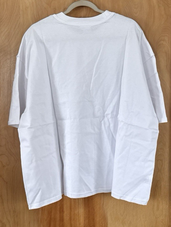 Saint Vanity Men’s Griffin Logo Soft Cotton T-Shirt Size 2XL White NWT