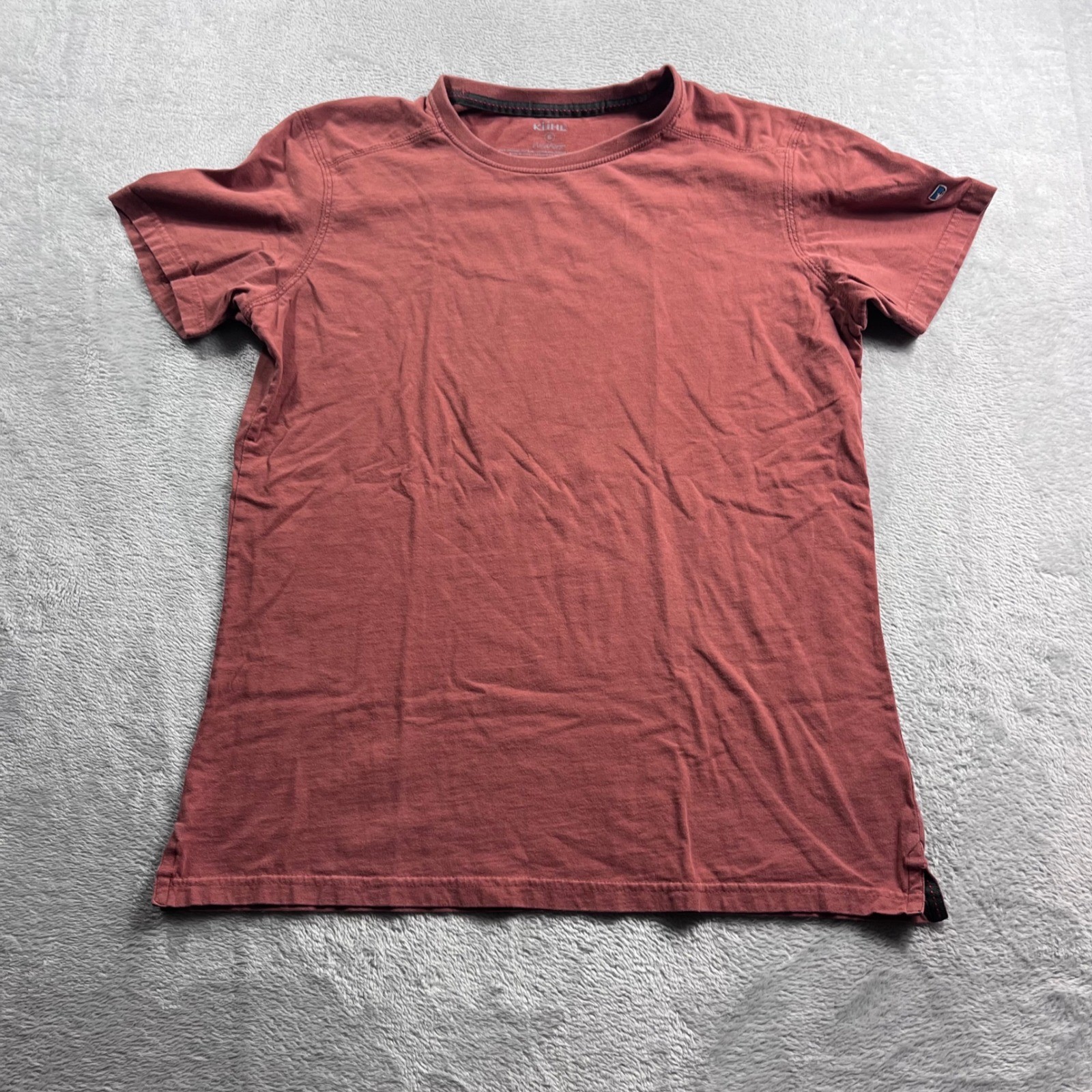 Kuhl Wildfibre Mens Small Organic Cotton Short Sleeve T-Shirt Red Clay