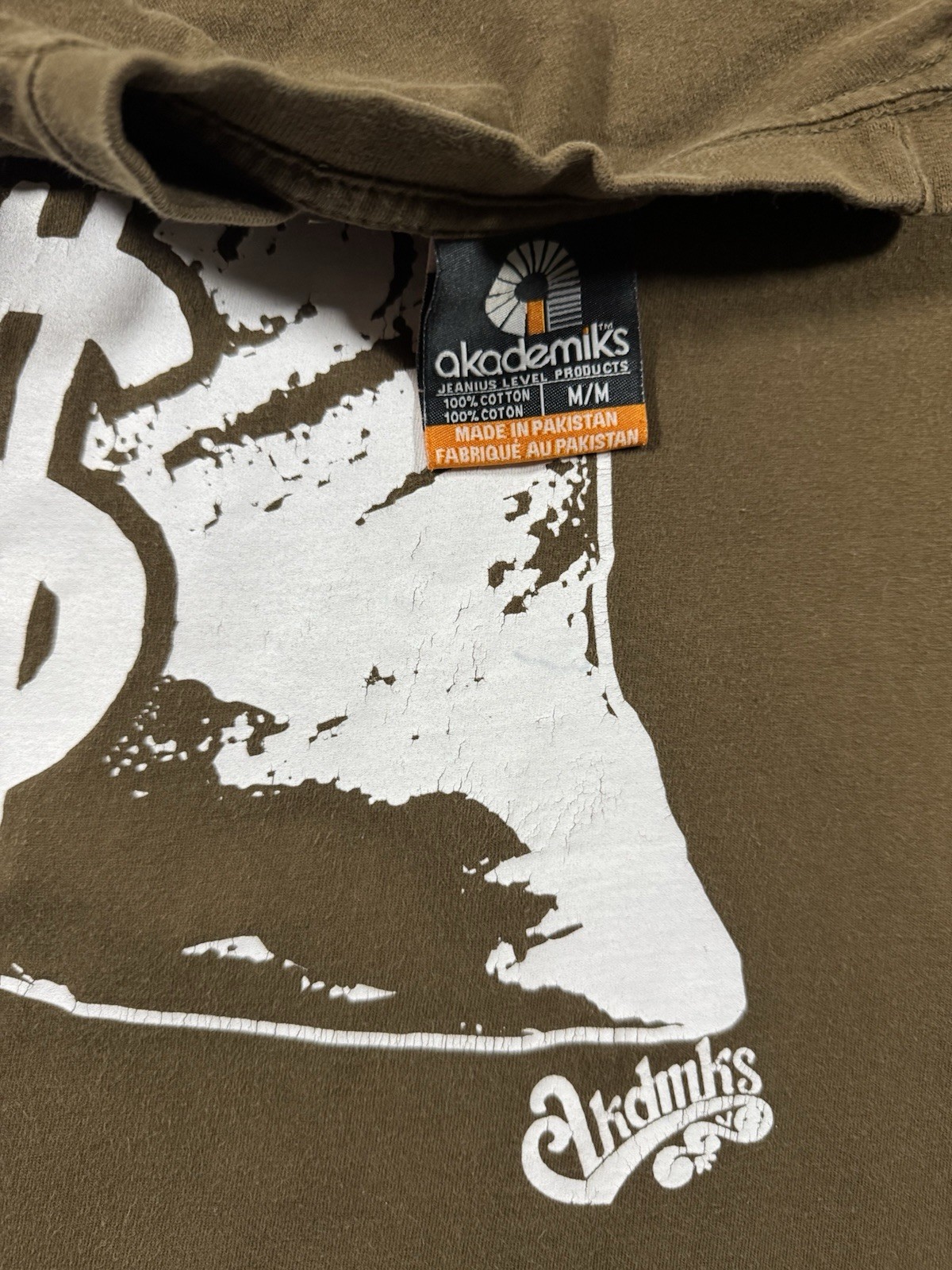 Vintage Y2K Baggy Akademiks Money Bag Dollar T Shirt Size Medium
