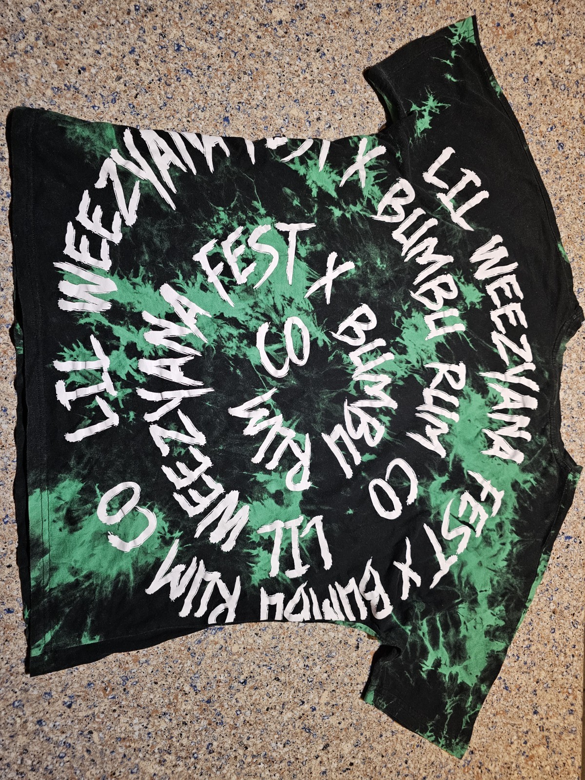 Lil Wayne Lil Weezyana Fest Bumbu Rum Co Shirt M For Staff Only Tie Dye Hip Hop