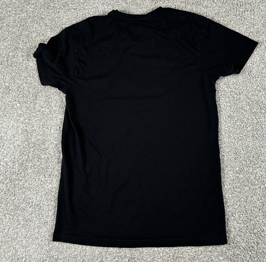 Buckle BKE Shirt Mens Extra Large Black Short Sleeve V Neck Slim Fit Casual XL