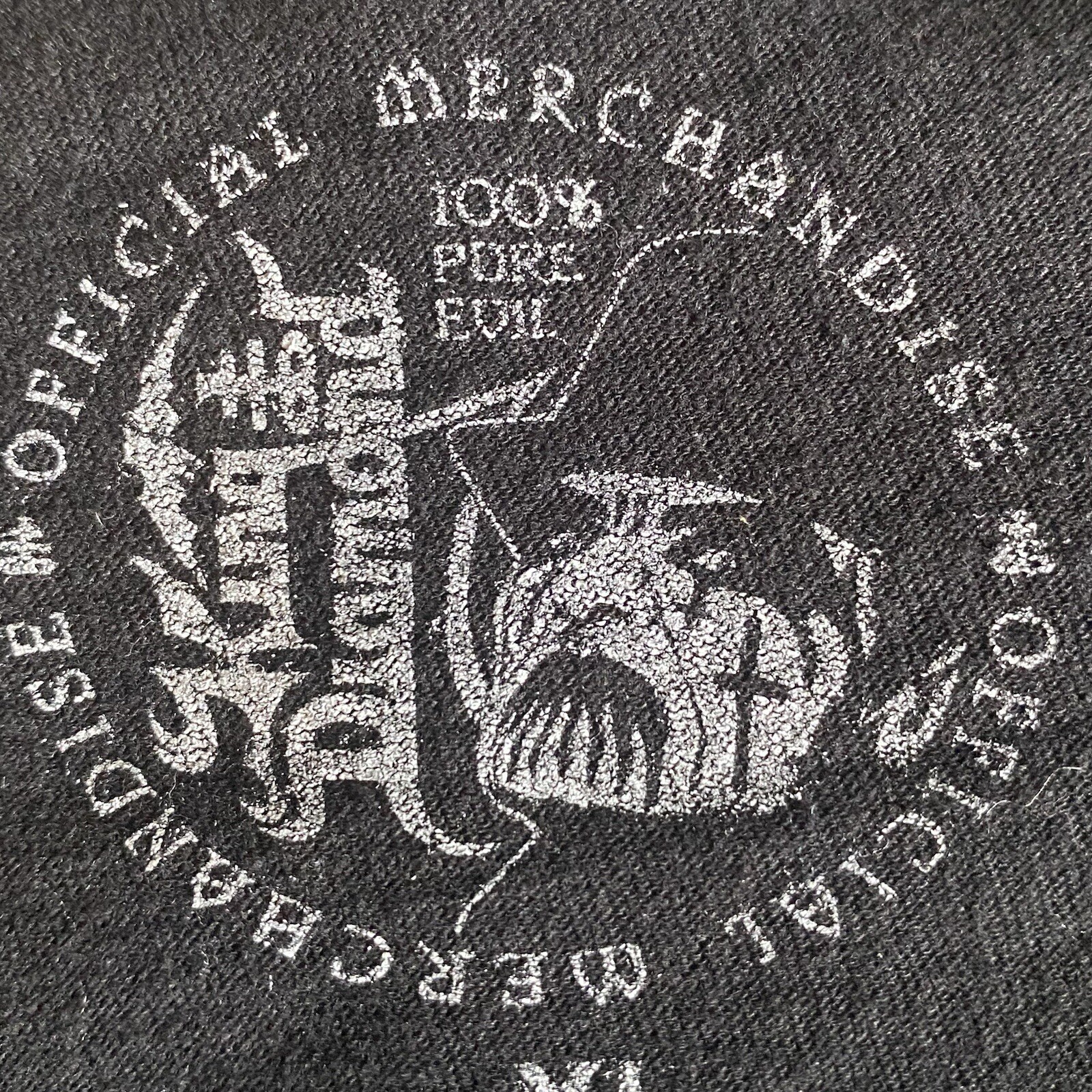 KING DIAMOND The Puppet Master Licensed Black Metal T-Shirt. XL (NV) Preowned