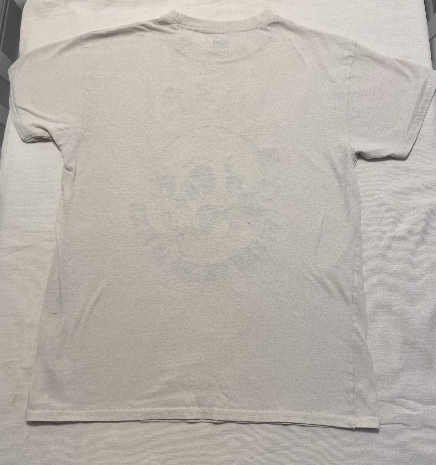 Brisco Brands “Everything Is Fine” Skull Distressed T Shirt. Vintage. Size Large