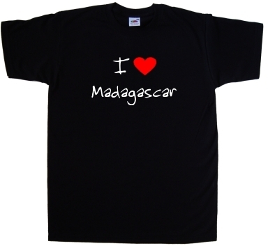 I Love Heart Madagascar T-Shirt
