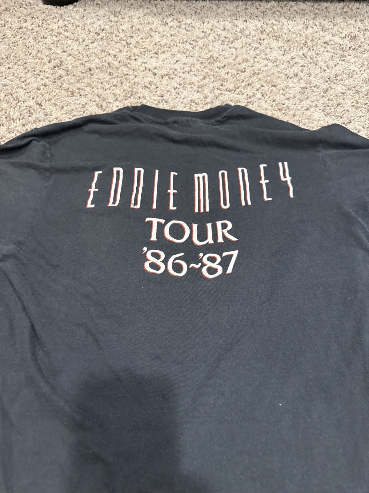 Eddie Money Vintage 86-87 No Control Tour T-shirt Women’s Large L