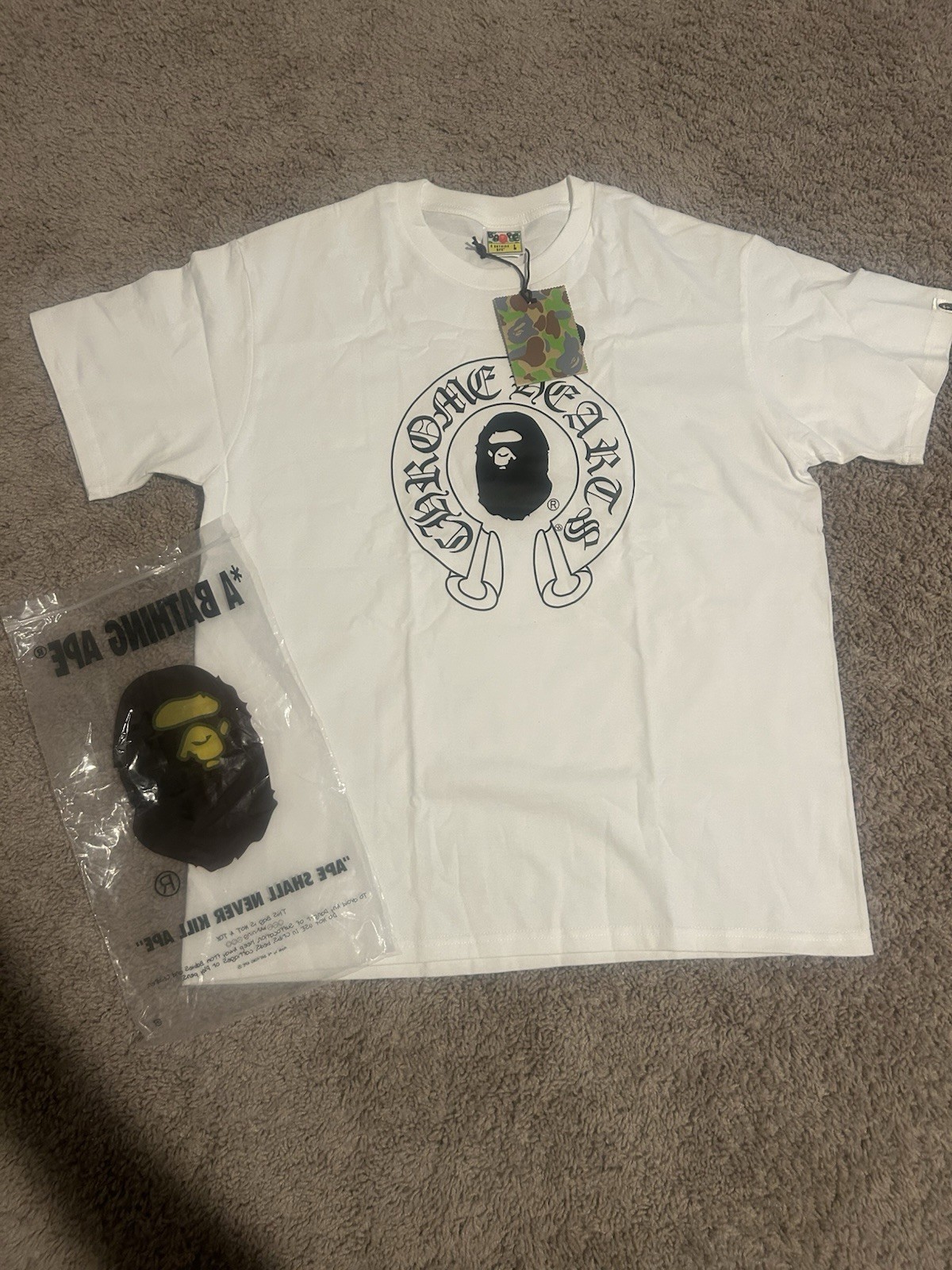 chrome x bape