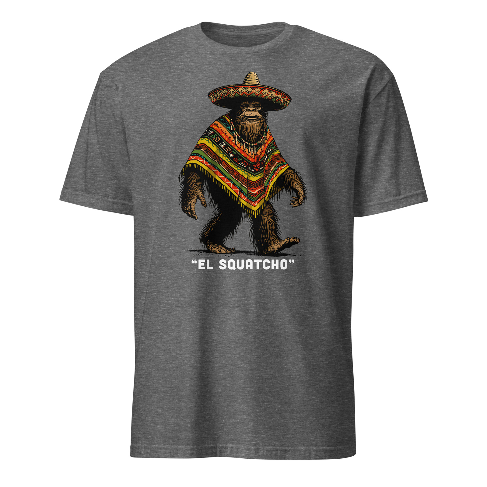 Bigfoot Shirt El Squatcho Funny Mexican Sasquatch T-Shirt Size S-3XL Gift Tee