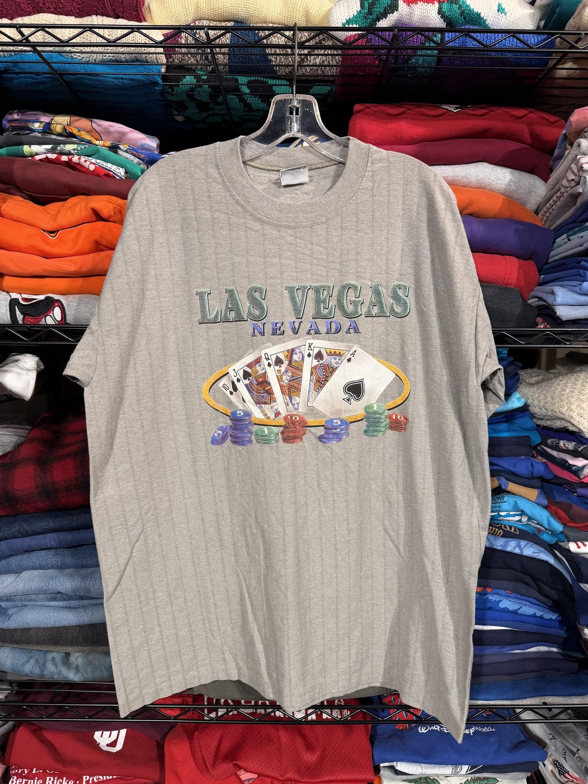 Vintage Fashion Threads Shirt Mens Large Las Vegas Nevada Casino Tee 90s USA