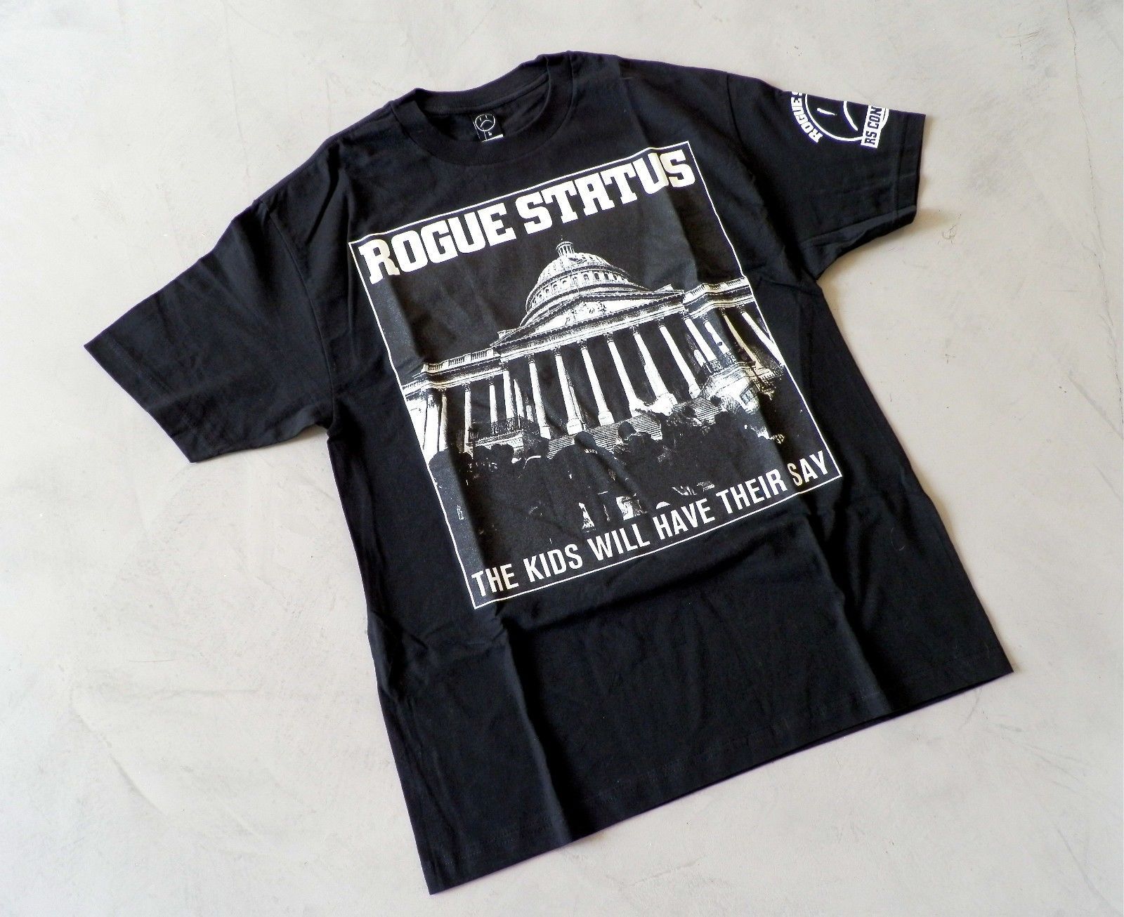 Rogue Status Razor DTA T-Shirt in Black Large Rob Dyrdek Protest Shirt