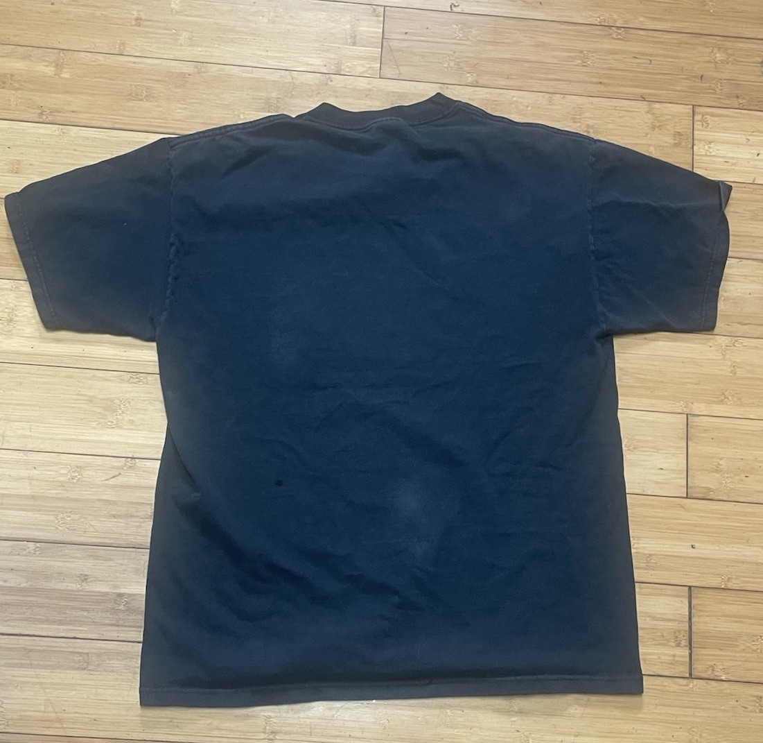 Hanes Beefy-T Men’s XL Black Count V Gothic Double-Sided Graphic Crew Neck Tee