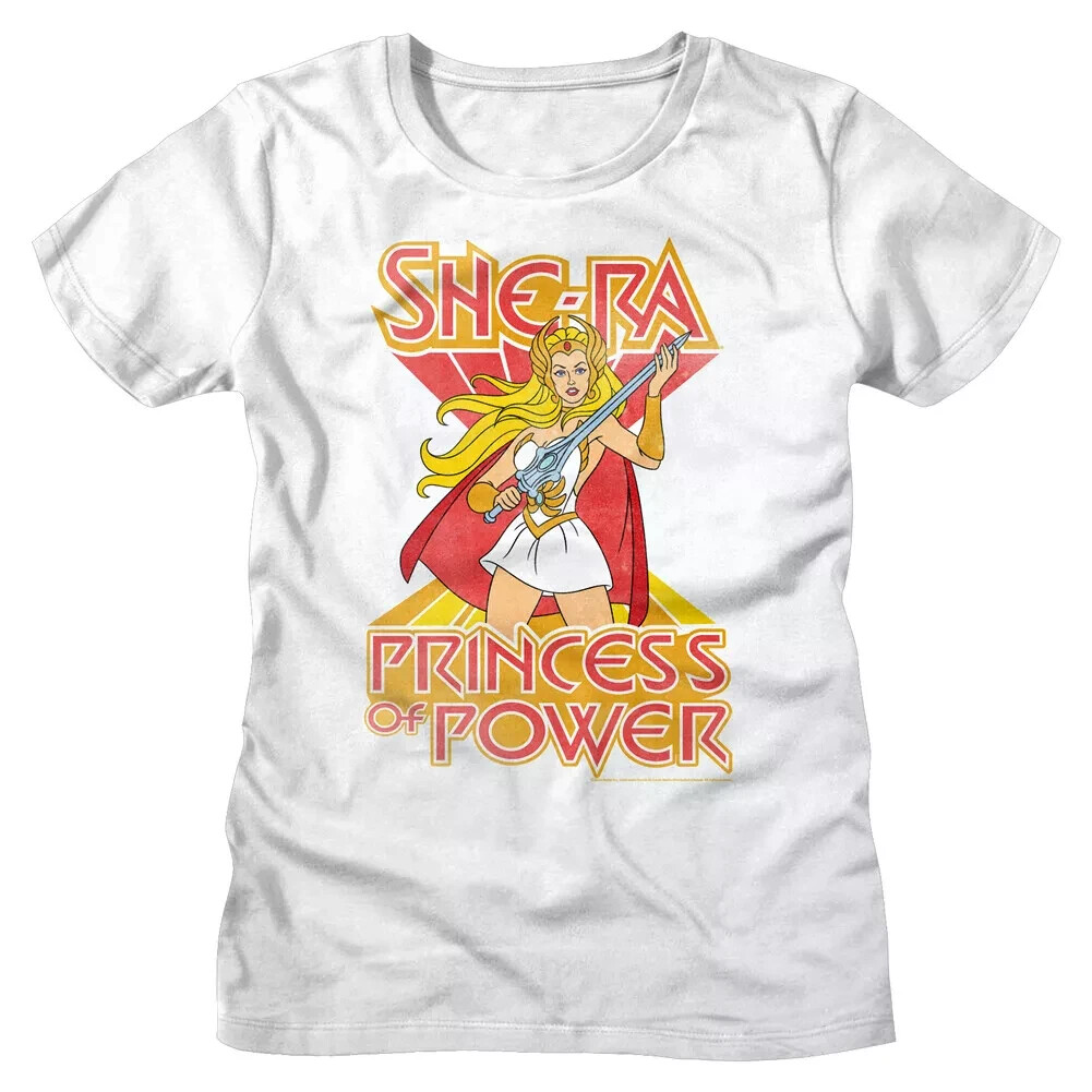 SHE-RA PRINCESS OF POWER T-SHIRT Retro Style MOTU He-Man 80’s Cartoon NEW