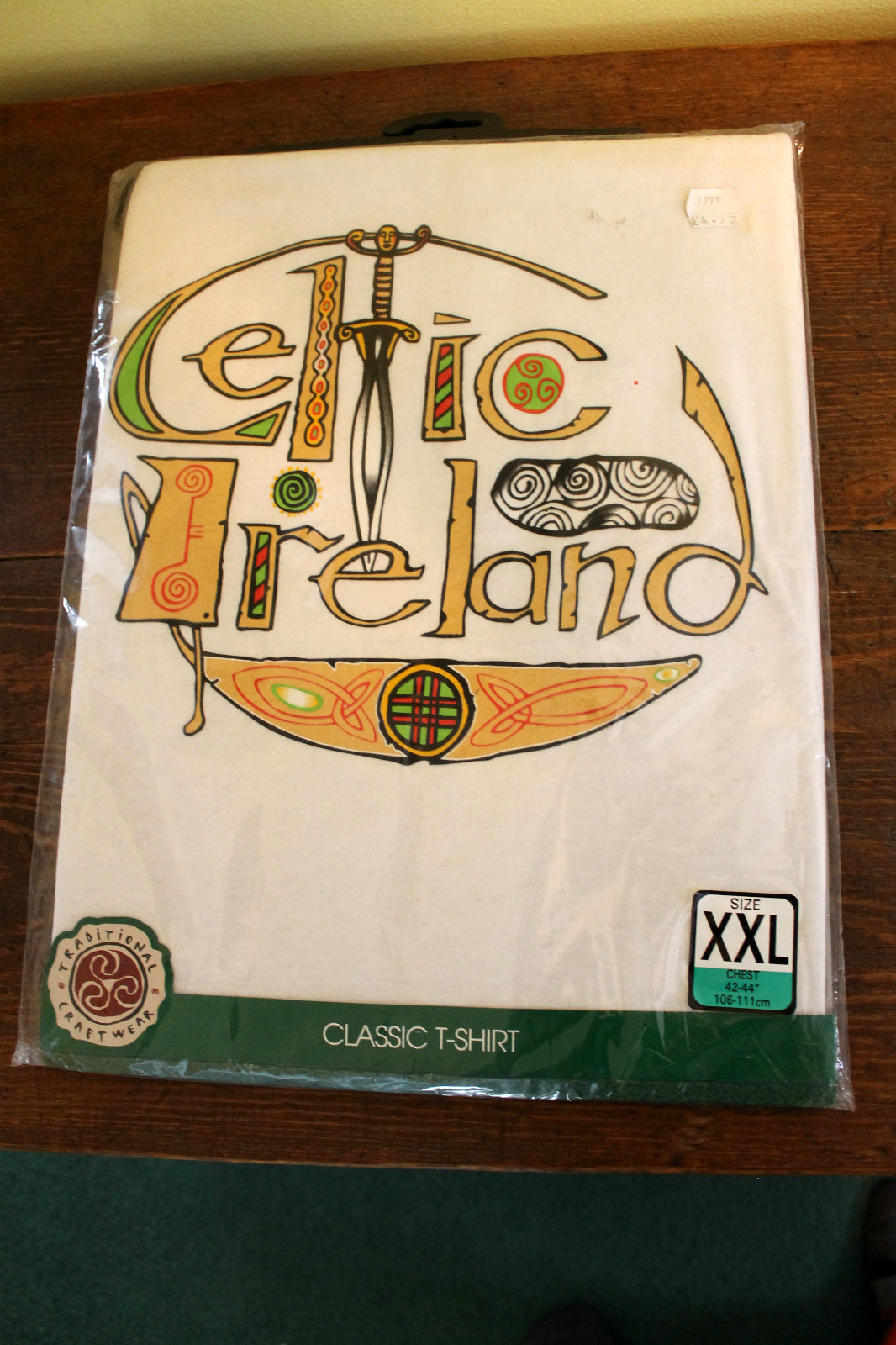 Irish Celtic Ireland T Shirt NIP By Traditional Craftwear XXL 6 Free Coasters