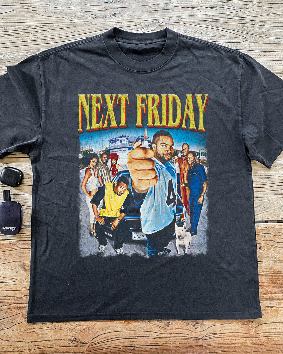 Next Friday 2001 T-Shirt Vintage Comedy Movie Graphic Tee Ice Cube S-5XL