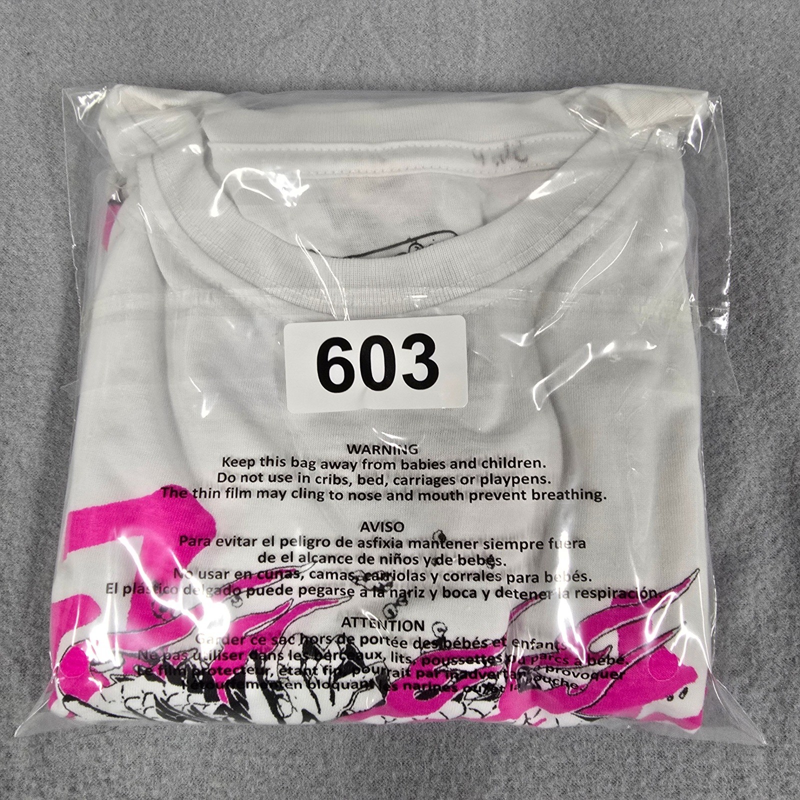 Fresh Laundry Tokyo Hustle Dragon Graphic Tee White Pink Mens Large Streetwear